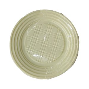 Platos Descartables Amarillo Pastel Chico x48