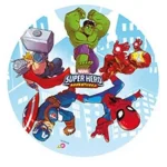 Plato de Avengers x8