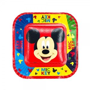 Plato de Mickey Mouse x8