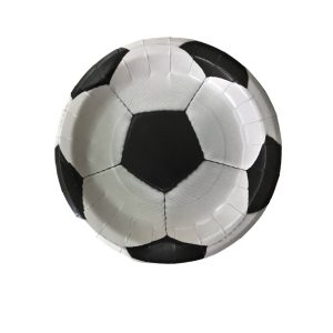 Platos Poli Papel Futbol x 12