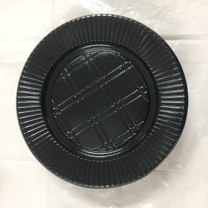 Platos Descartable Negro chico x 48