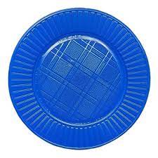 Platos Descartable Azul chico x 48