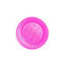 Platos Descartables Rosas chico x 48