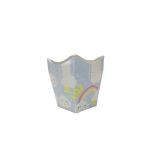 Porta Pochoclo de Arcoiris x10