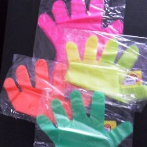 Manopla fluo x 10