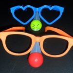 anteojos gigantes con nariz luminosa x 1 (promoción)