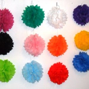 Pom pom de tela x 1