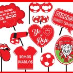Photo booth prop "el rojo" x12