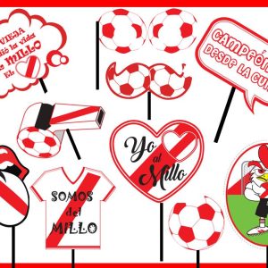 Photo booth prop "el millo" x12