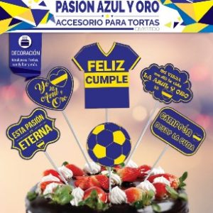accesorios para torta de boca x 6