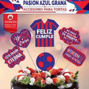 accesorios para torta de san lorenzo x 6