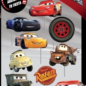 photo booth props de cars x 8