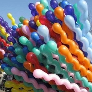 Globos espiralado x 10