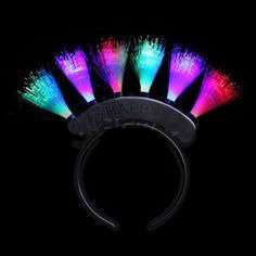 Vincha Fibra Punk luminosa x1
