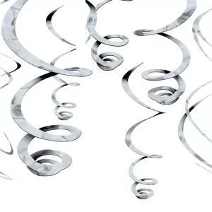 Rulos decorativos x8 Plata