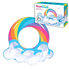 Salvavidas aro inflable rainbow x 1
