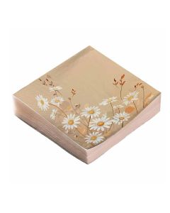 Servilletas "flores margarita" x20u