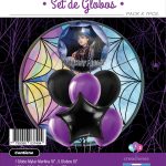 Set de globos Merlina 7pcs