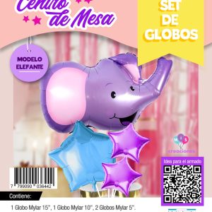 Set centro de mesa: Elefante