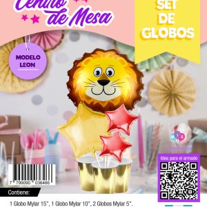 Set centro de mesa: Leon