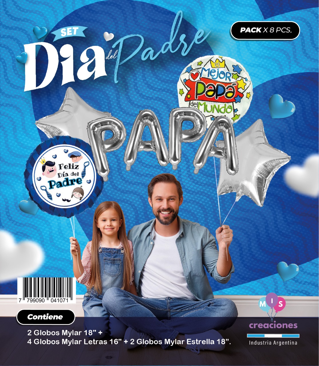 Set de globos día del padre