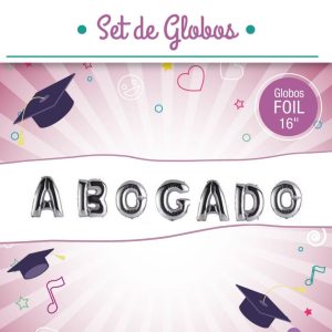 Set de globos frase  Abogado