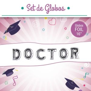 Set de globos frase Doctor