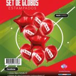 Set de Globos mylar + latex estampado INDEPENDIENTE