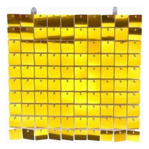 Panel Dorado Shimmer Wall Encastrable c/lentejuelas x1