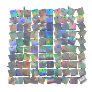Panel Plateado Shimmer Wall Encastrable c/lentejuelas x1