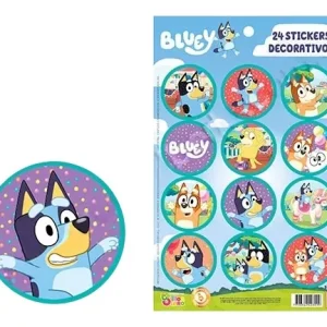 Stickers De "Bluey" 2 Planchas x 12