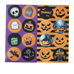 Stickers De "Halloween" 2 Planchas x6