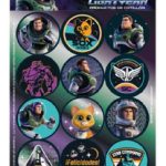 Stickers de "Buzz Lightyear" 2 planchas x12u