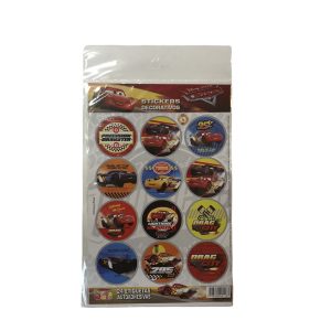 Stickers de "Cars" 2 planchas x12u
