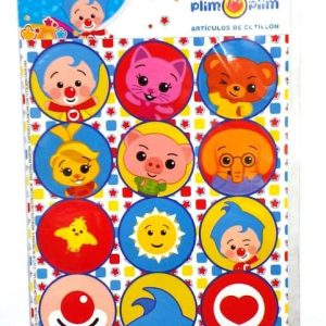 Stickers de "Plim Plim" 2 planchas x12u