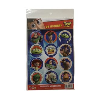 Stickers de "Toy Story" 2 planchas x12u
