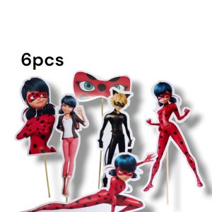 Topper Miraculous x6pcs