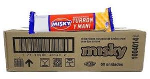 Caja de Turron Misky  x 50