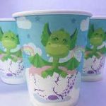 Vasos Descartable Poli Papel Dragon x 6