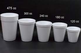 Vasos Descartables Termicos De 180 cc  x 25