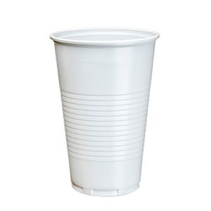 Vaso descartable blanco de 330 cc x50