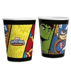 Vasos de Avengers x8