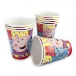 Vasos de Peppa Pig x8