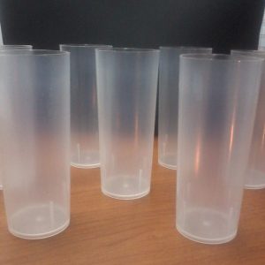 Vaso descartable de Trago largo Transparente x1
