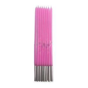 Velas Pastel Fuxia x 8