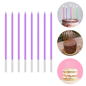 Velas Pastel Violeta x 8
