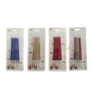 Velas metalizadas x 6