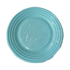 Platos Descartables Verde Agua Chico x48