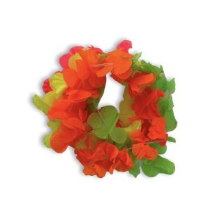 Vincha Hawaiana de un color  fluo x 12