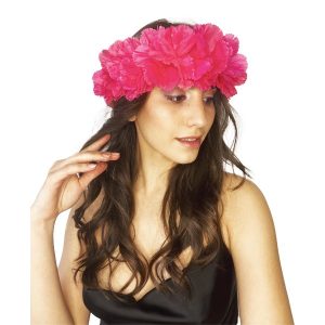 Vincha Hawaiana Flores Grande x1 - Color Surtido